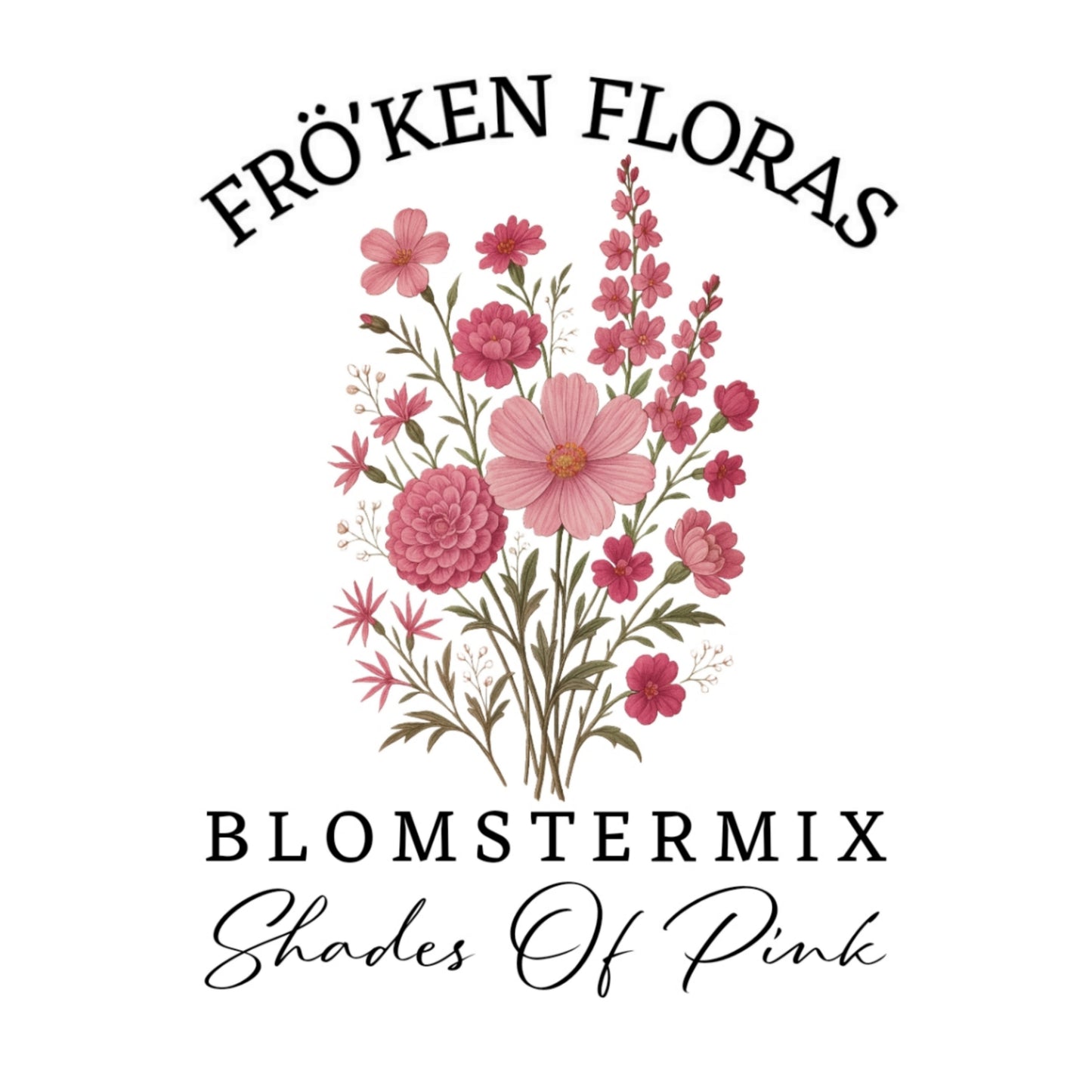 Blomstermix "Shades of pink"