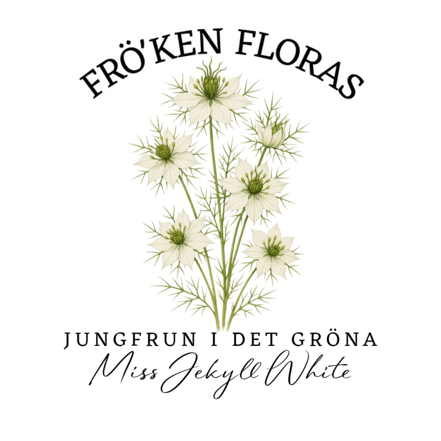 Jungfrun i det gröna "Miss jekyll white"