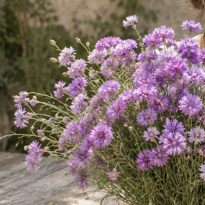Blåklint "Double lady mauve"